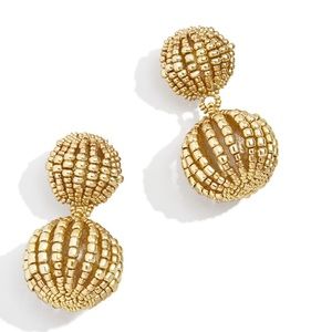 BaubleBar Gold Beaded Earrings